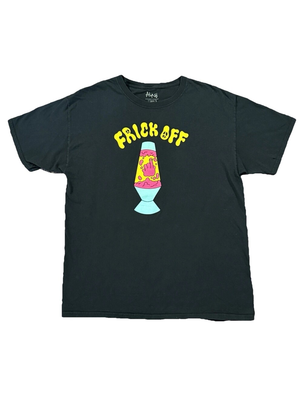 Alab Zumiez Frick Off Lava Lamp Shirt Large Indie Grunge Hippie Streetwear